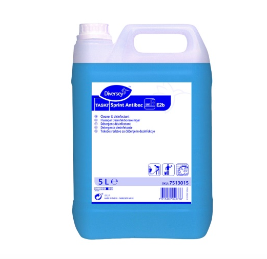 Diversey Taski Sprint Antibacterial Glass and Hard Surface Cleaner 2 x 5L